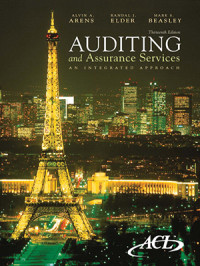 Auditing and assurance services. An integrated approach.
