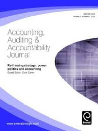 Accounting, Auditing & Accountability Journal. Jurnal Internasional Akuntansi 2008