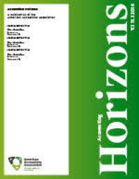 Accounting Horizons. Jurnal Internasional Akuntansi 2010