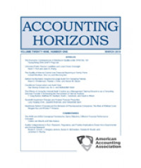 Accounting Horizons. Jurnal Internasional Akuntansi 2009