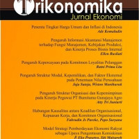 Trikonomik Jurnal Ekonomi.2005