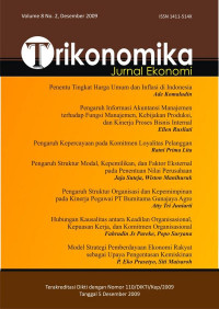 Trikonomika Jurnal Ekonomi.2005